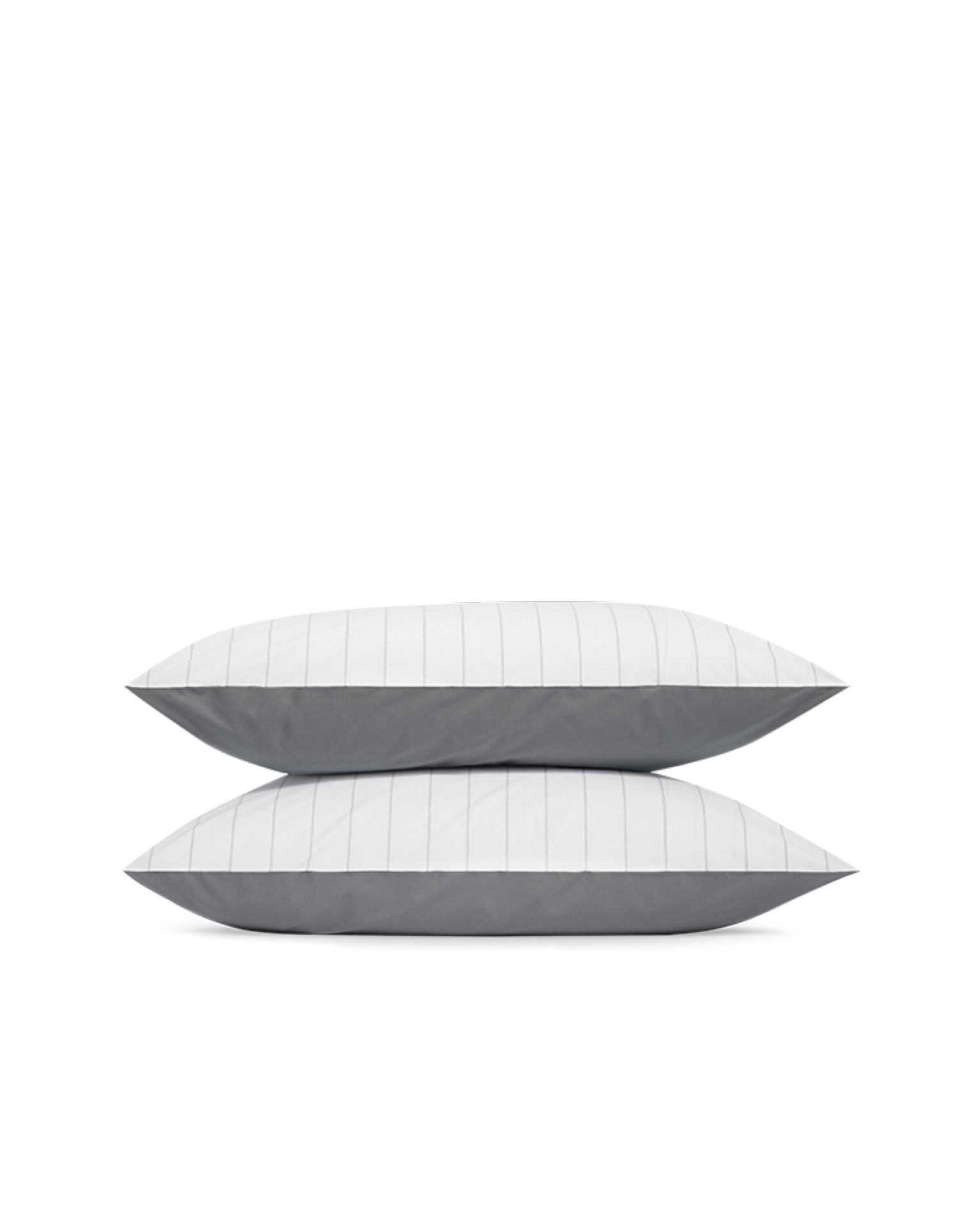 Taies d'oreiller en percale de coton - Gris