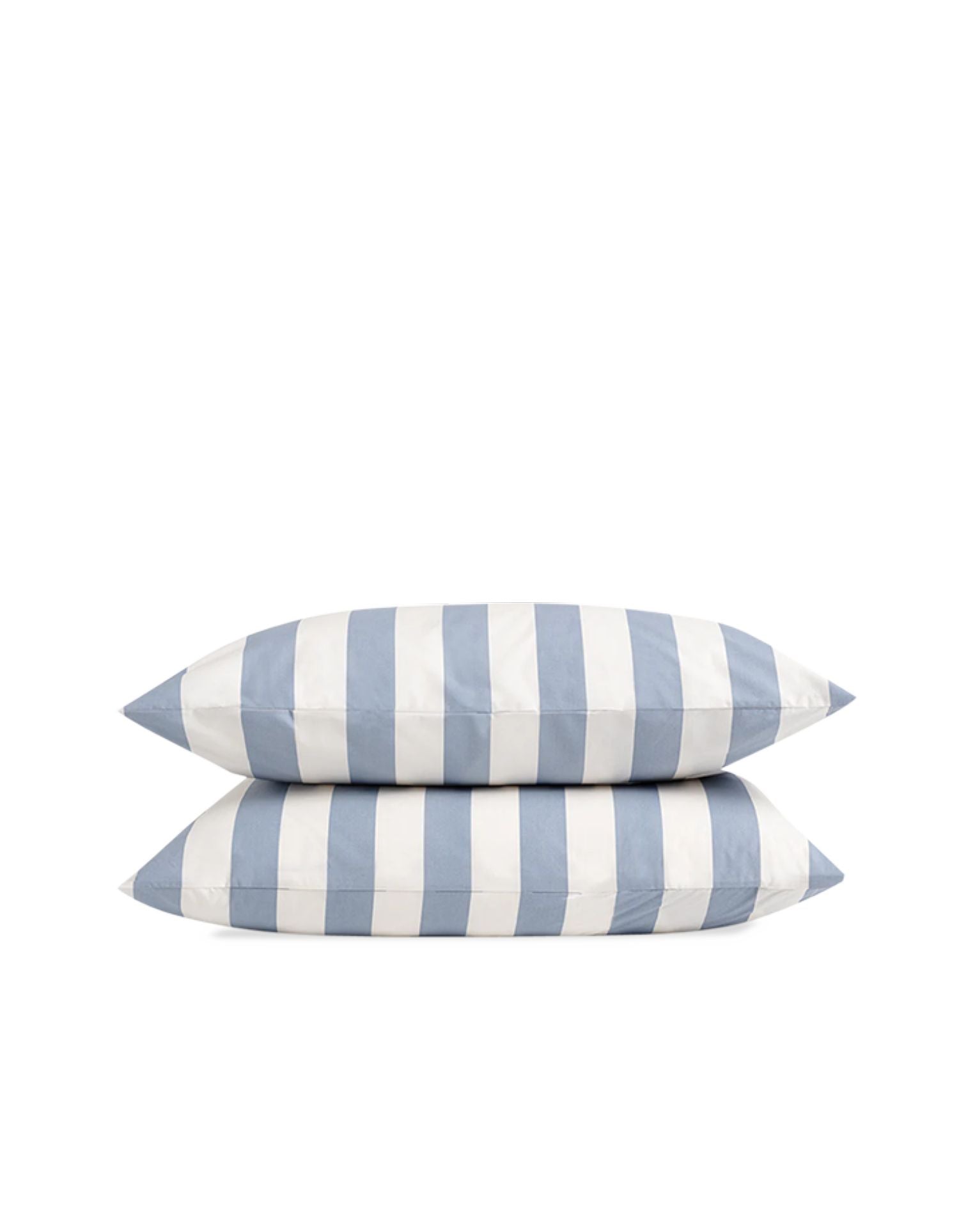 Taies d'oreiller en satin de coton - Bleu