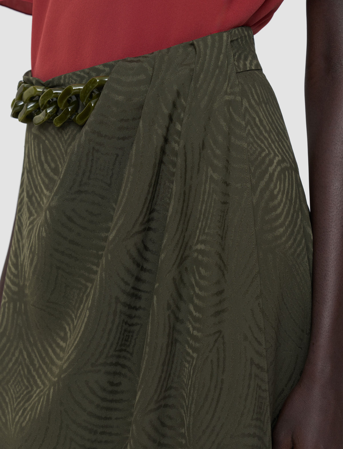 Palm Leaf Jupe - Palm Leaf