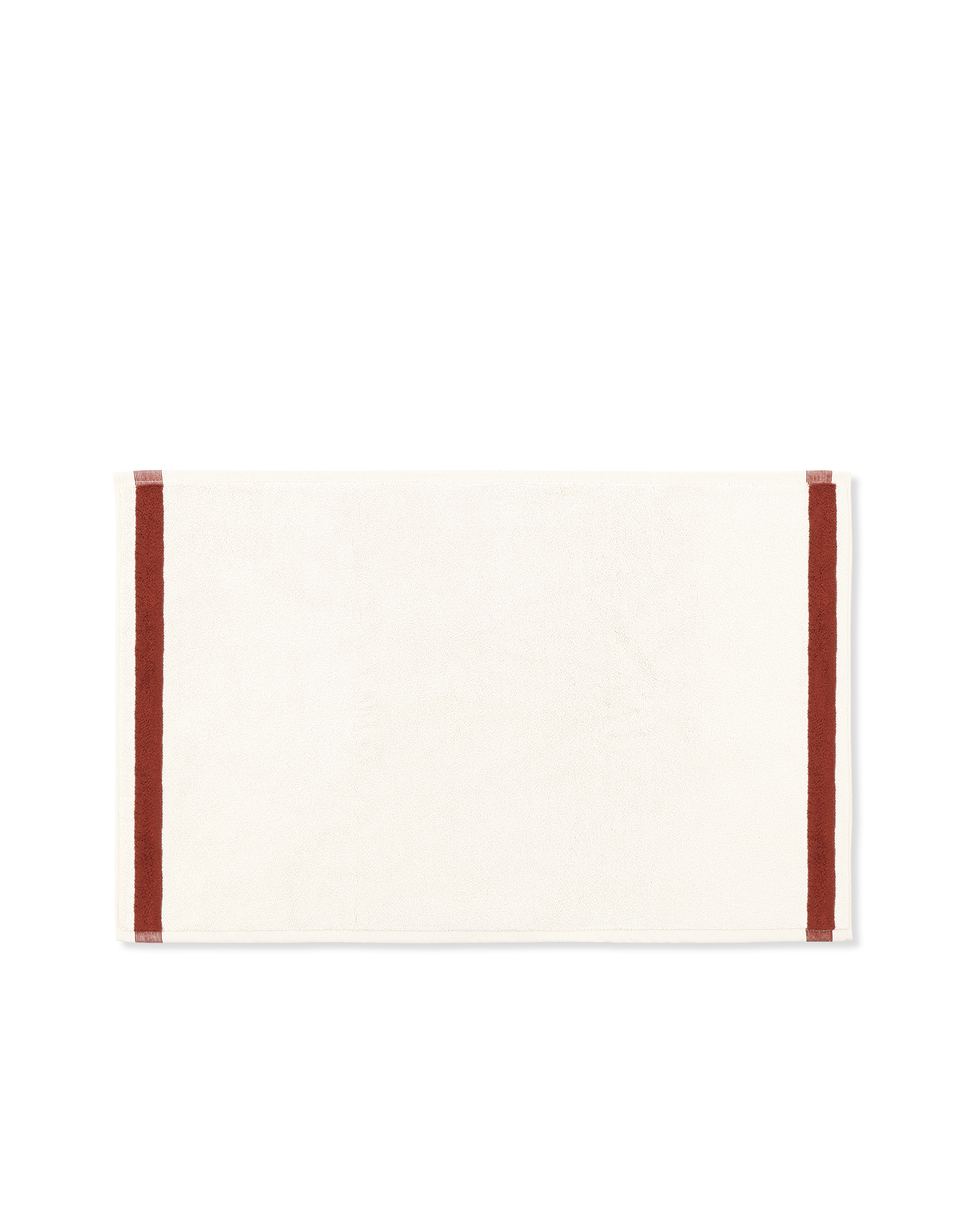 Soft cotton terry bath mat - Caramel