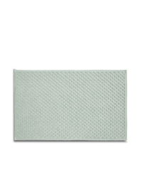 Tapis de bain en coton nid d'abeille - Vert