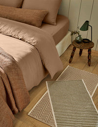Tapis tissé en coton - Mousse