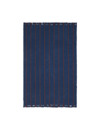 Tapis tressé en coton - Marine