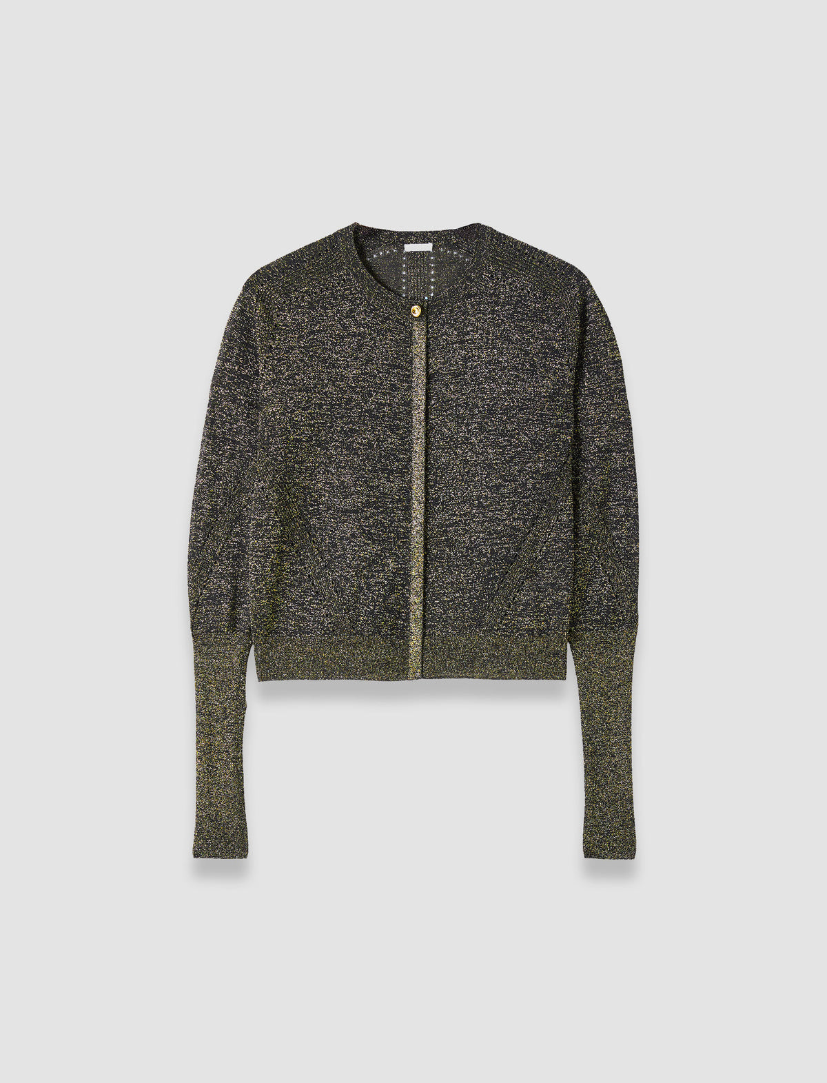 Black & Gilt Cardigan Maille - Black & Gilt