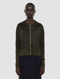 Black & Gilt Cardigan Maille - Black & Gilt