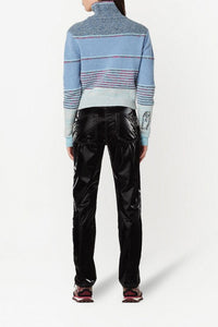 Pantalon à poches effet huilé - Black