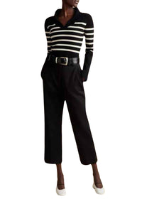 Top Kleo - Black & Ivory Stripe