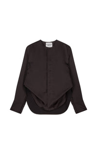 Blouse Tentibis coupe ample - Brown