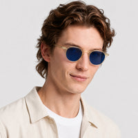 Lunettes de soleil Princeton - Shiny Beige & Gradient Blue