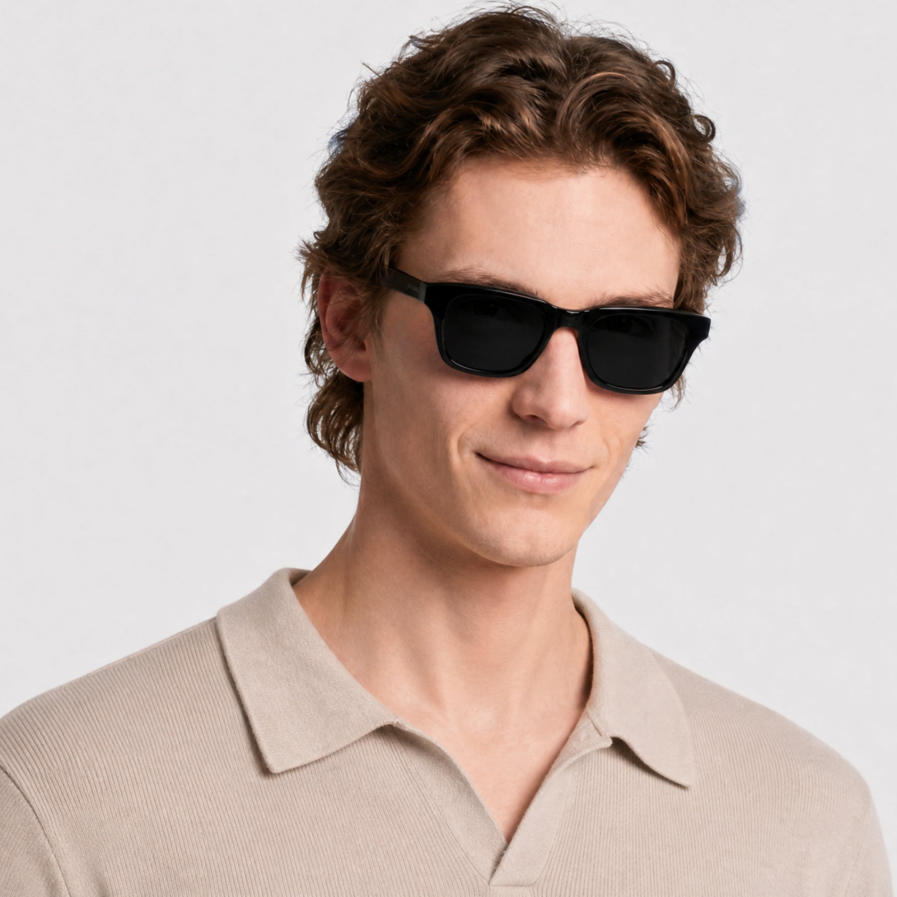 Lunettes de soleil Thunderball - Shiny Black & Smoke Polarized