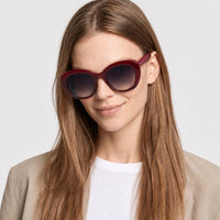 Lunettes de soleil Galilea - Shiny Bordeaux & Gradient Smoke