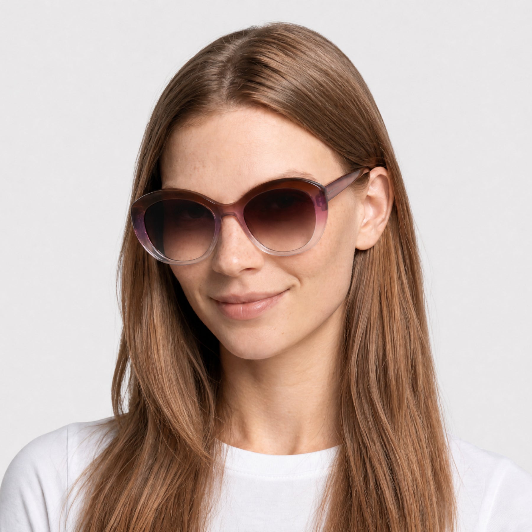 Lunettes de soleil Galilea - Pink & Gradient Smoke