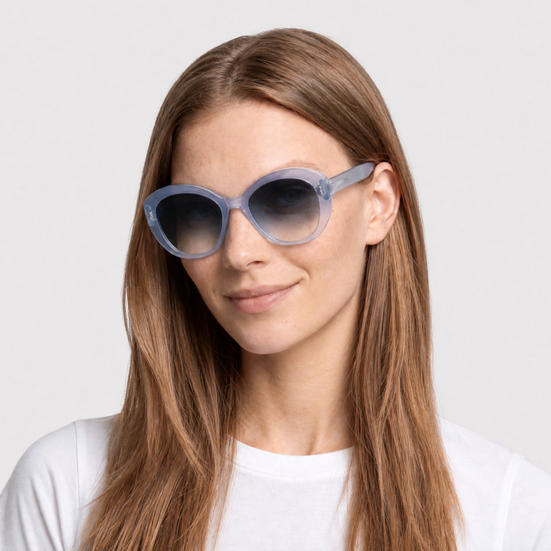 Lunettes de soleil Galilea - Shiny Light Blue & Gradient Blue