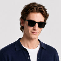 Lunettes de soleil Hamilton - Shiny Black & Smoke Polarized