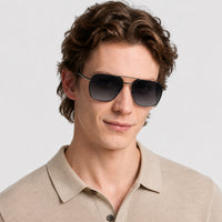 Lunettes de soleil Royale - Matte Black & Gradient Smoke