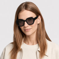 Lunettes de soleil Jagger - Shiny Black & Smoke