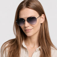Lunettes de soleil Jean - Shiny Gumetal & Gradient Blue