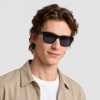 Lunettes de soleil Walker - Shiny Black & Smoke Polarized