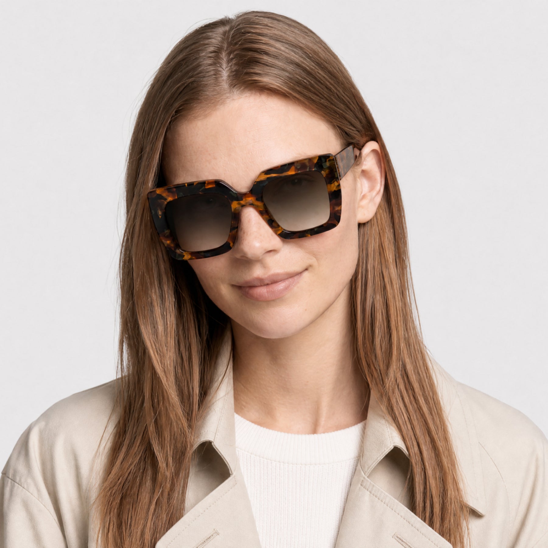 Lunettes de soleil Wailua - Dark Havana & Gradient Green