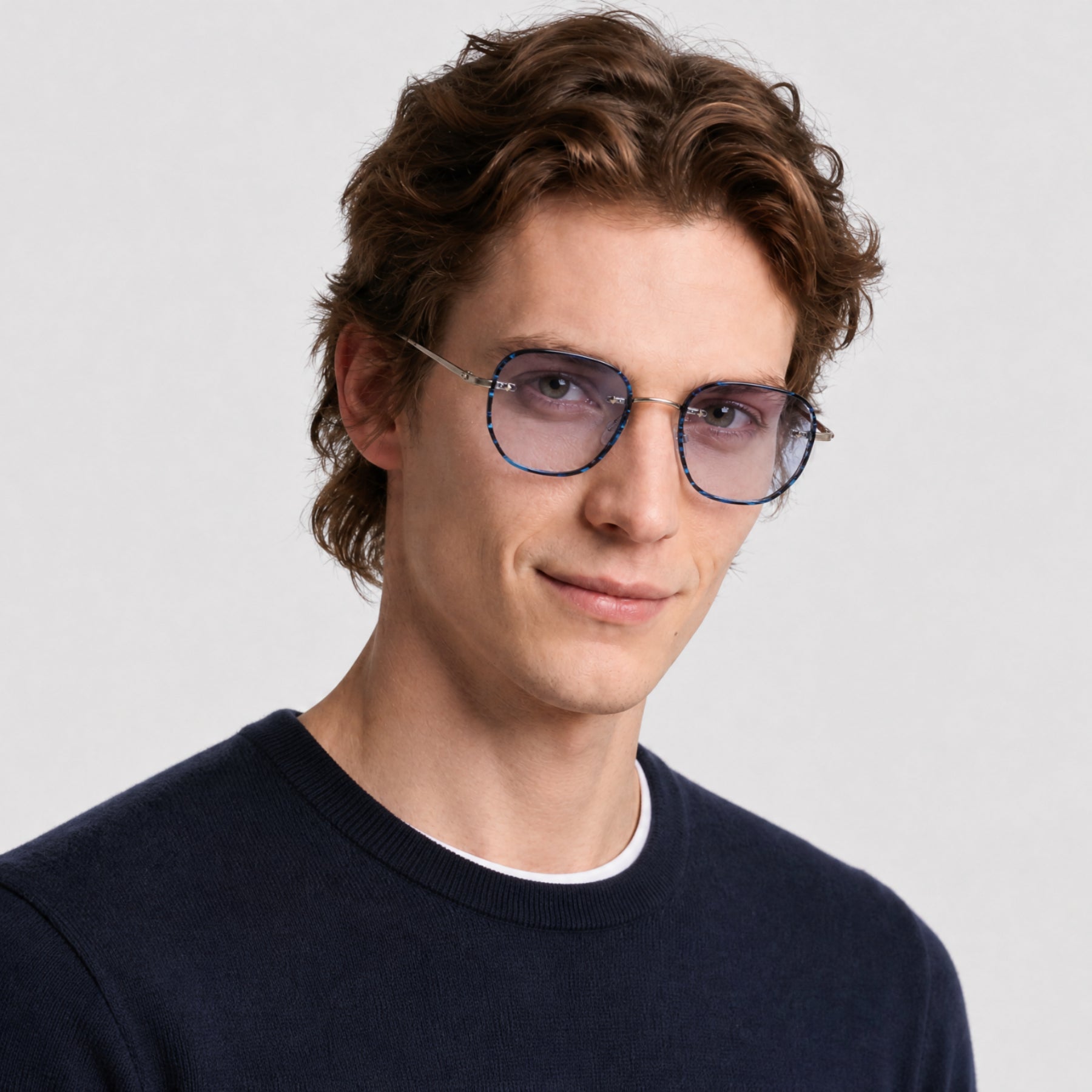Lunettes de soleil Tyrone - Shiny Blue & Blue