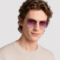 Lunettes de soleil Trask - Shiny Rose Gold & Gradient Bordeaux