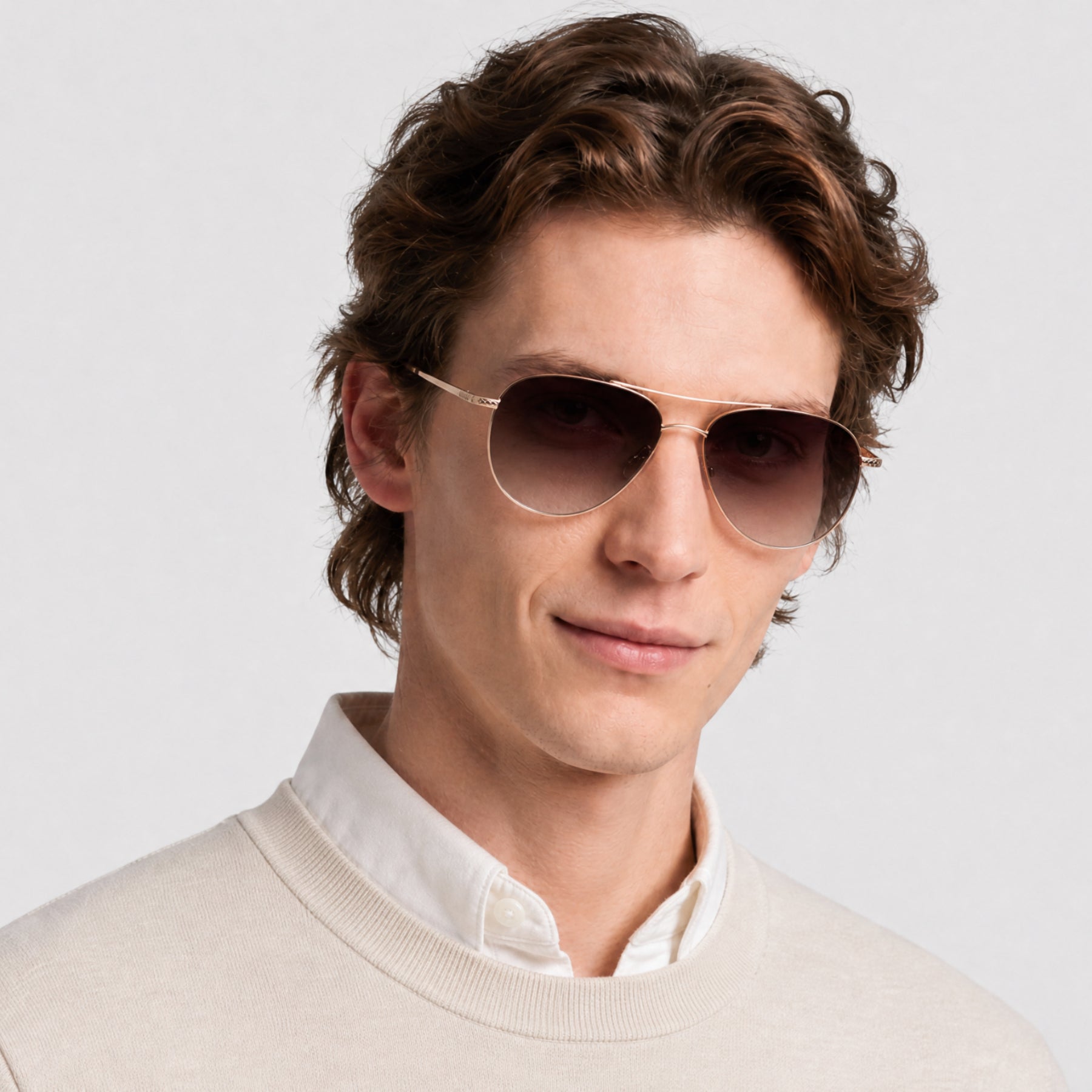 Lunettes de soleil Trask - Shiny Endura Gold & Brown