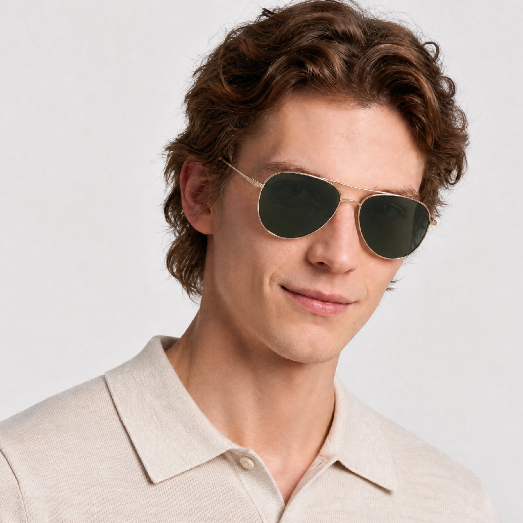 Lunettes de soleil Trask - Shiny Endura Gold & Brown Polarized