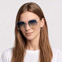 Lunettes de soleil Sharona - Grey & Gradient Blue