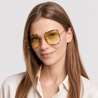 Lunettes de soleil Sharona - Dark Havana & Gradient Roviex