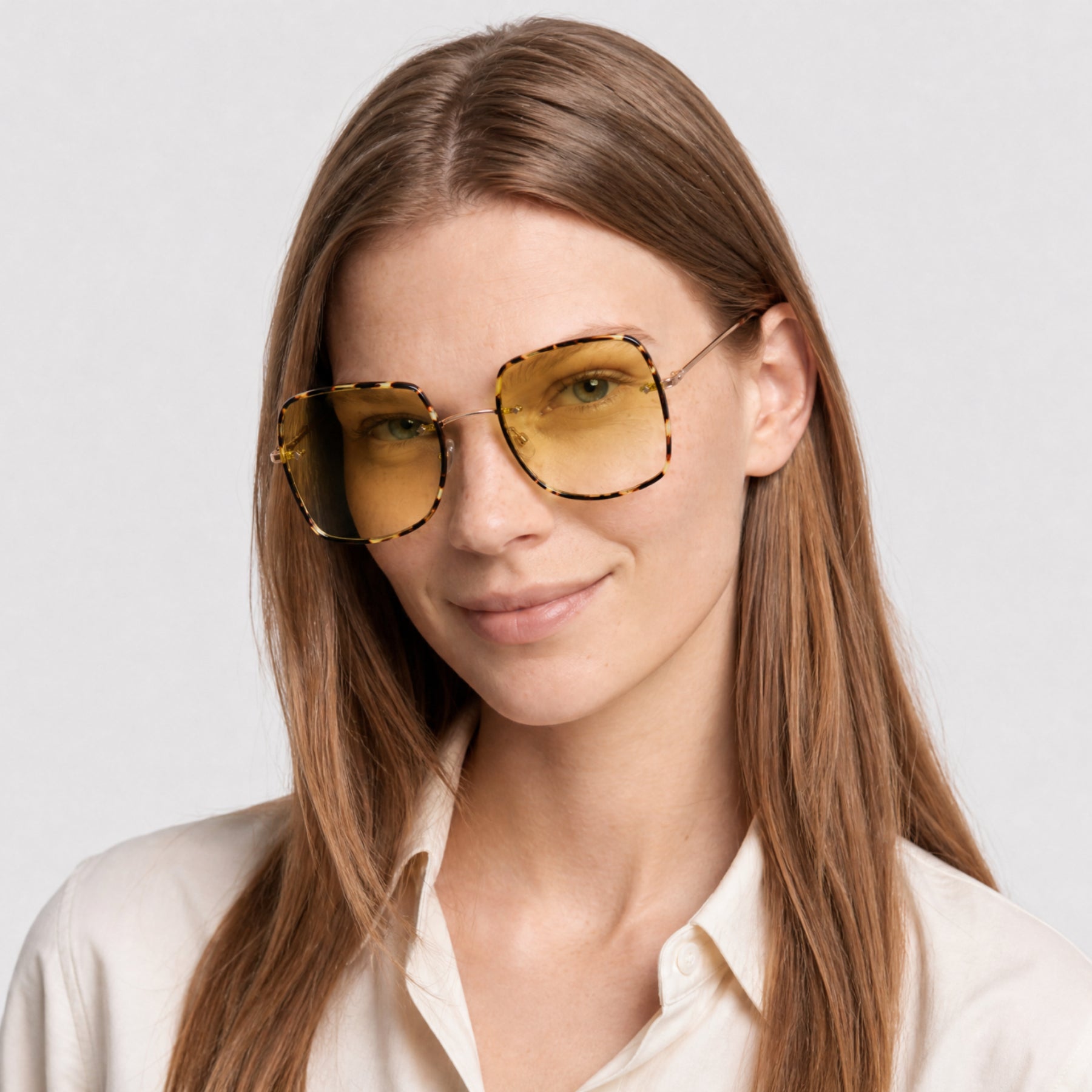Lunettes de soleil Sharona - Dark Havana & Gradient Roviex