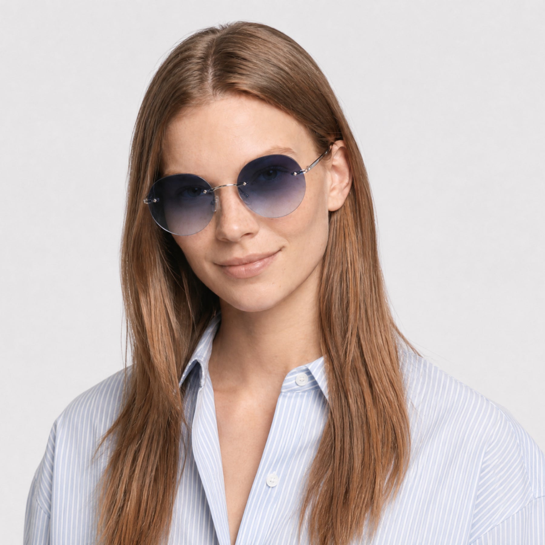 Lunettes de soleil Rigby - Shiny Palladium & Blue