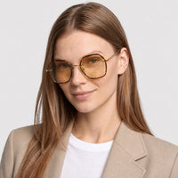 Lunettes de soleil Rhonda - Dark Havana & Roviex