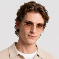 Lunettes de soleil Louie - Shiny Endura Gold & Brown