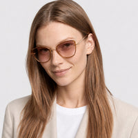 Lunettes de soleil Brandy - Blonde Havana & Brown