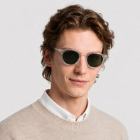 Lunettes de soleil Banks - Crystal & Green