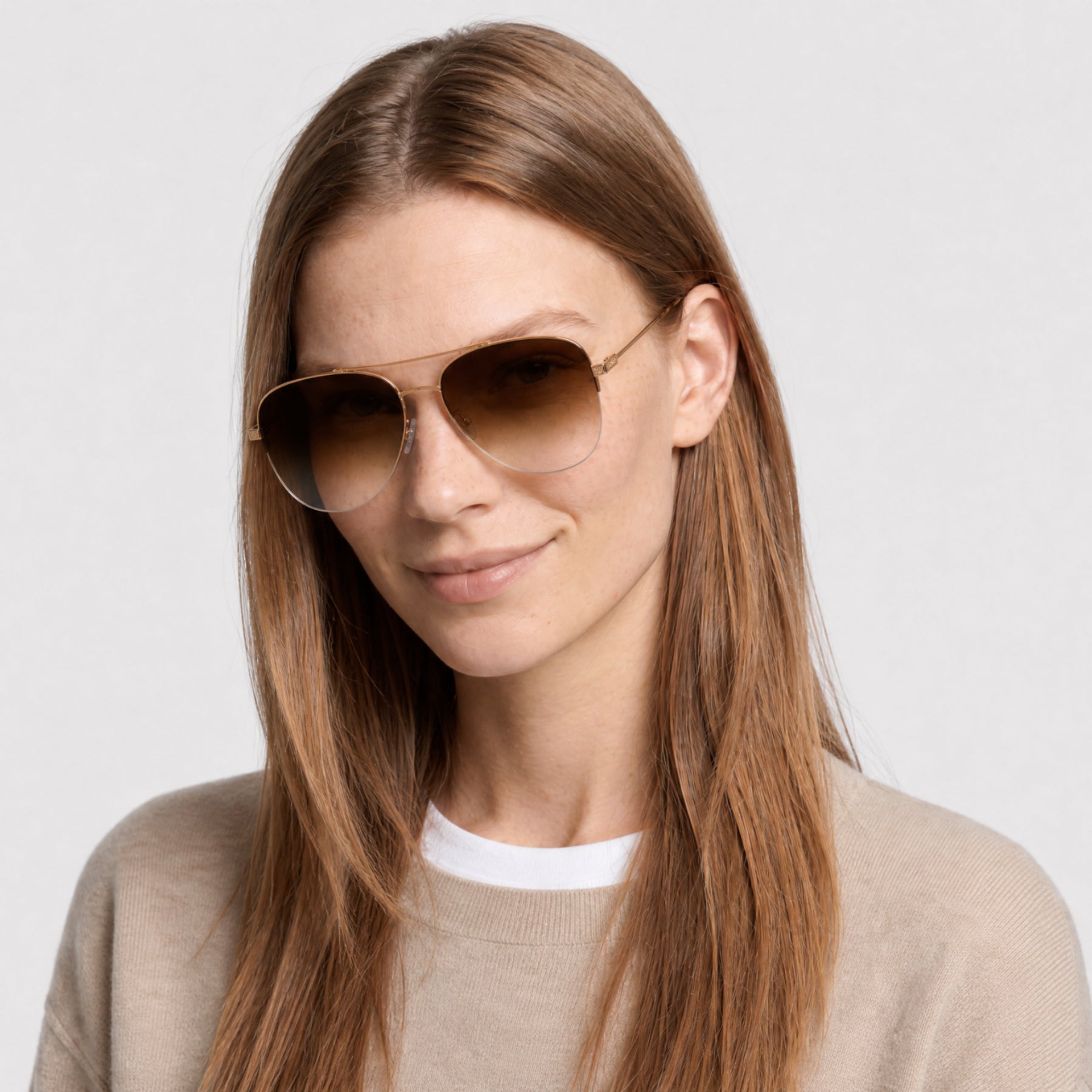 Lunettes de soleil Chevalier - Shiny Endura Gold & Brown