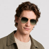 Lunettes de soleil Chevalier - Shiny Endura Gold & Gradient Green