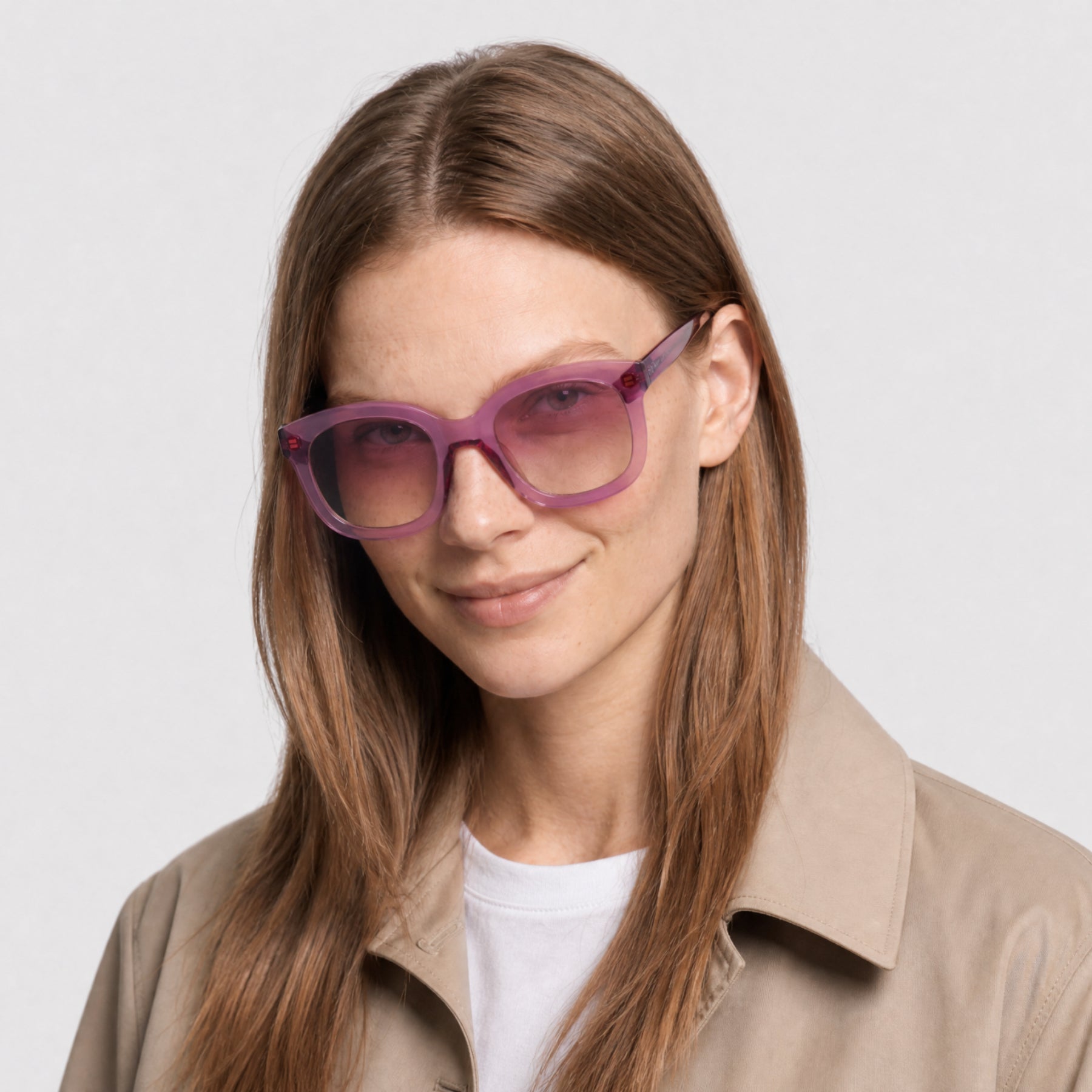 Lunettes de soleil Quannah - Shiny Pink & Gradient Bordeaux