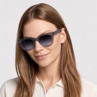 Lunettes de soleil Samo - Shiny Dark Nickeltin & Gradient Blue