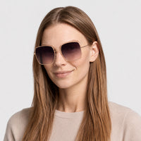 Lunettes de soleil Folasade - Shiny Rose Gold & Gradient
