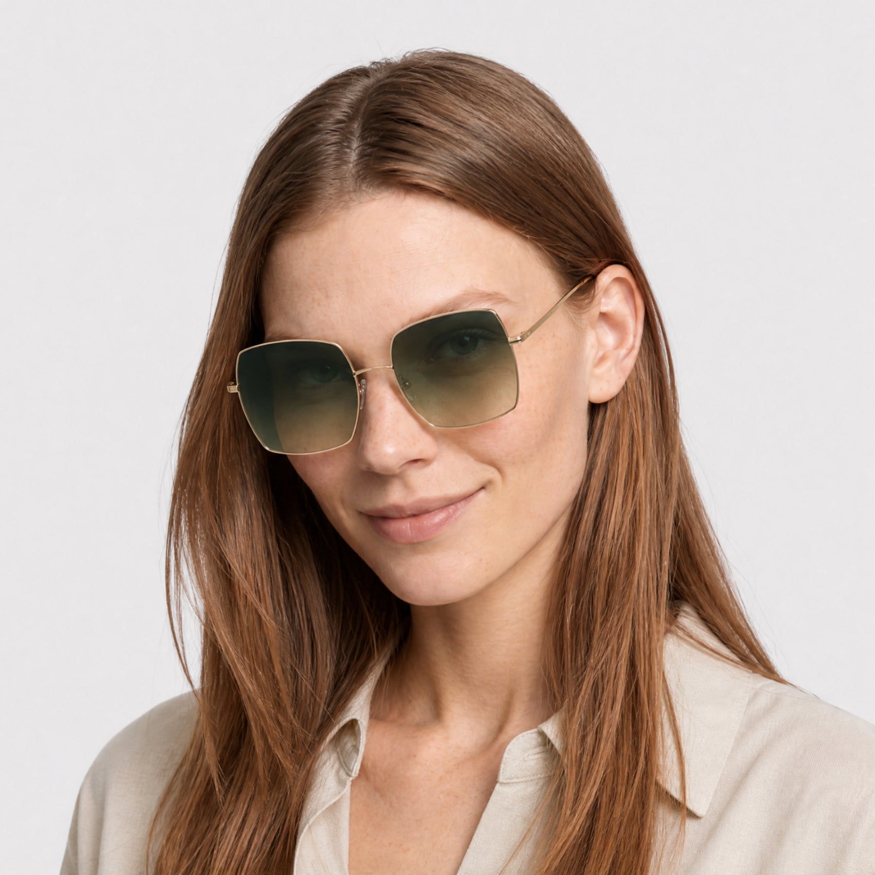 Lunettes de soleil Folasade - Shiny Endura Gold & Gradient Green