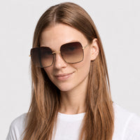 Lunettes de soleil Folasade - Dark Havana & Gradient Brown