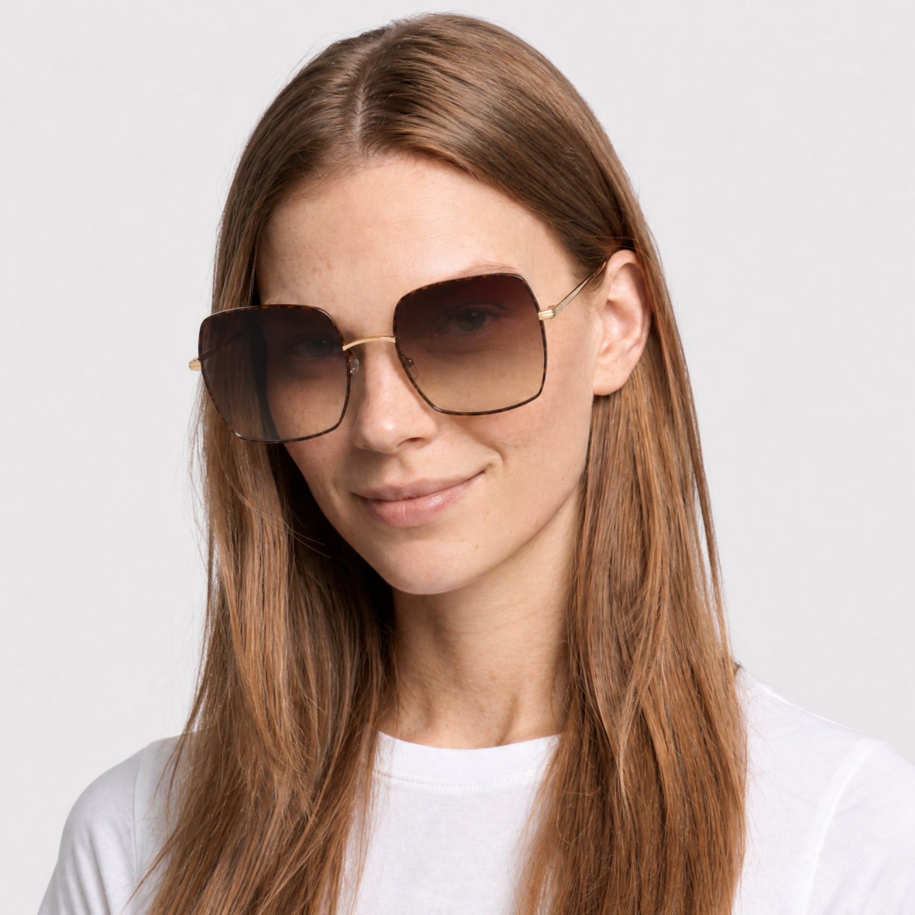 Lunettes de soleil Folasade - Dark Havana & Gradient Brown