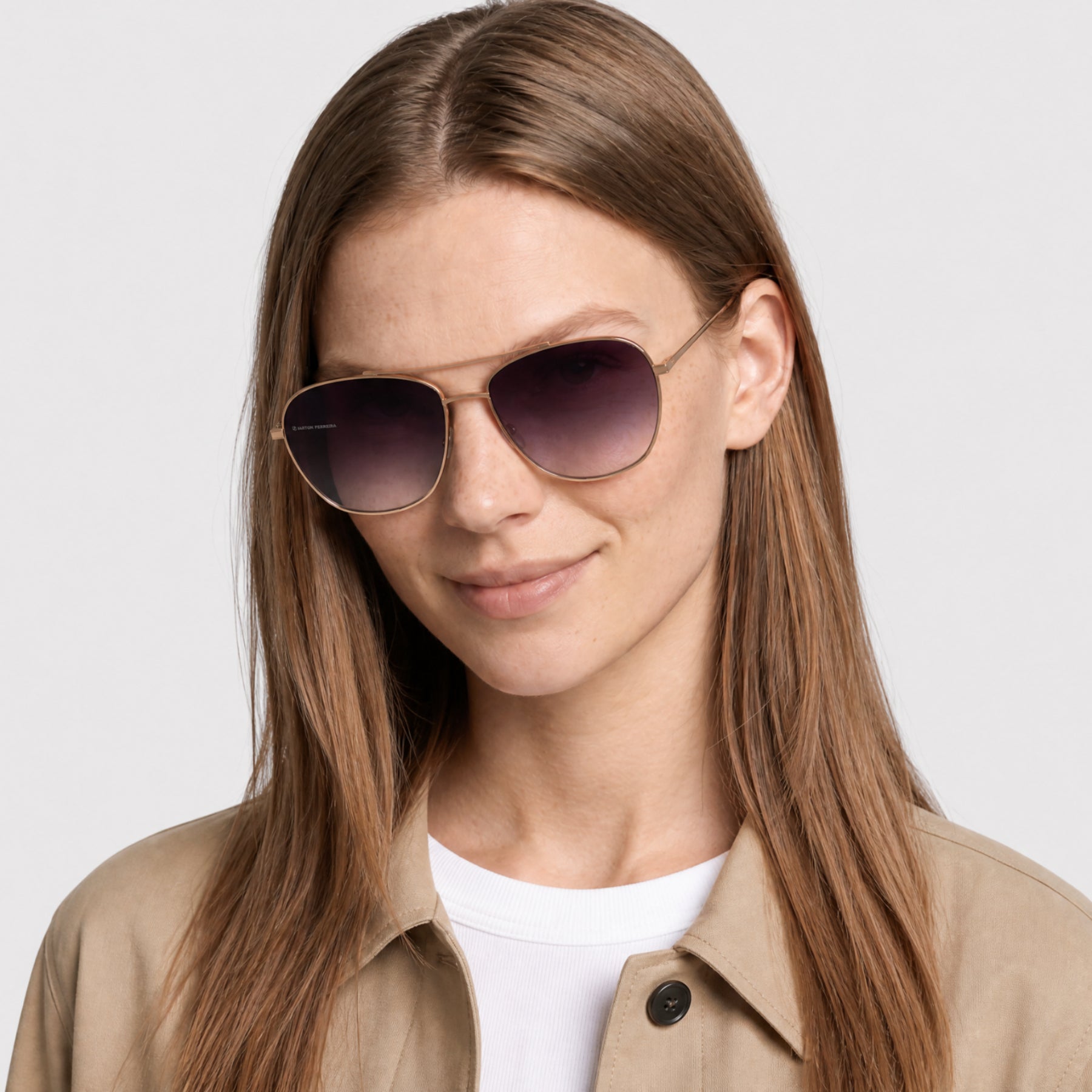Lunettes de soleil Sully - Shiny Rose Gold & Gradient