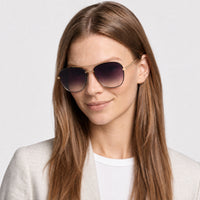 Lunettes de soleil Sully - Shiny Endura Gold & Gradient Smoke