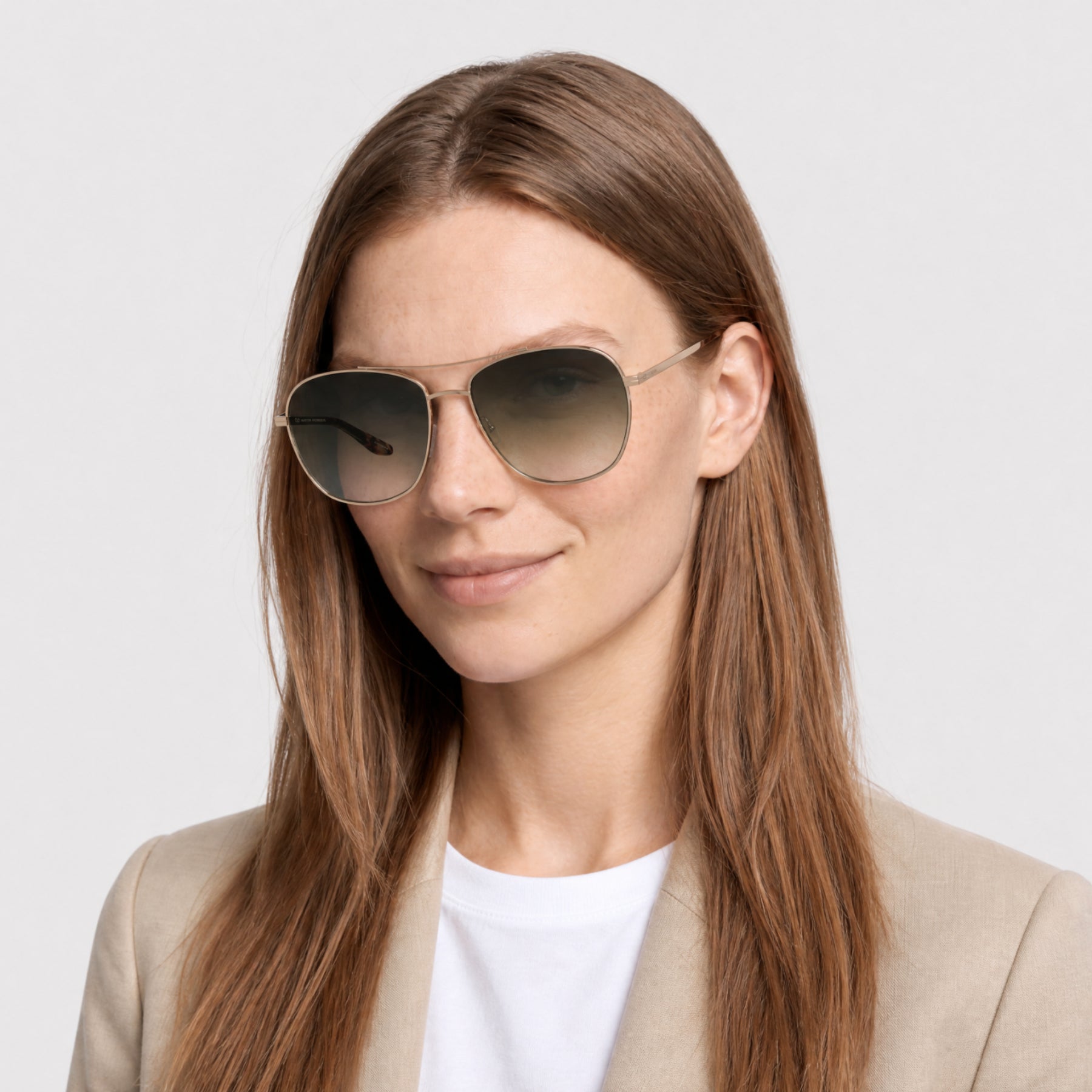 Lunettes de soleil Sully - Shiny Endura Gold & Gradient Green