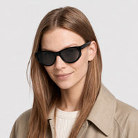 Lunettes de soleil Cruz - Shiny Black & Smoke