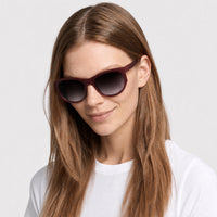 Lunettes de soleil Cruz - Shiny Bordeaux & Gradient Brown