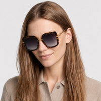 Lunettes de soleil Margret - Dark Havana & Gradient Smoke