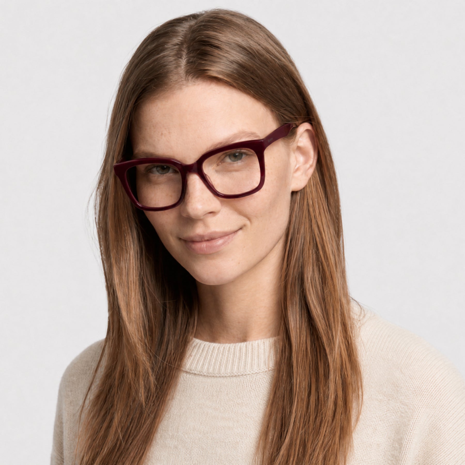 Lunettes de vue Parker - Shiny Bordeaux